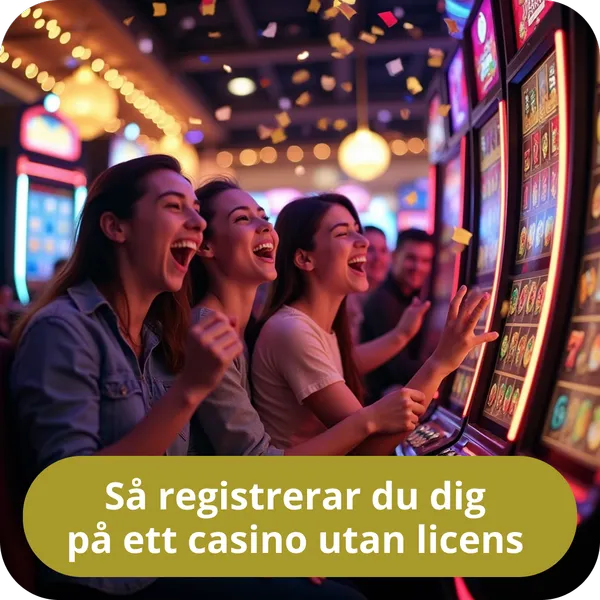 Så registrerar du dig på ett casino utan licens