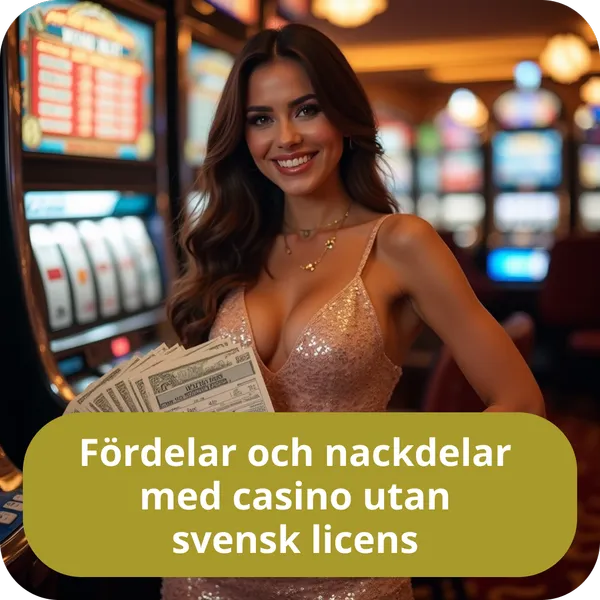 Fördelar och nackdelar med casino utan svensk licens