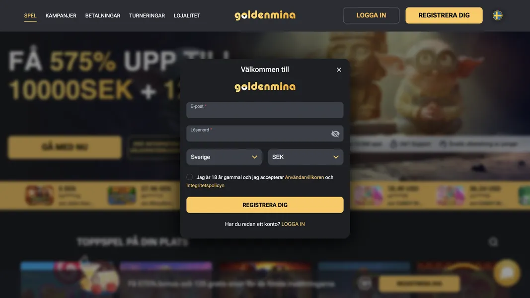 Så registrerar du dig på ett casino utan licens
