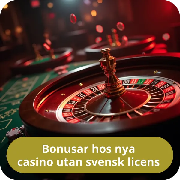 Bonusar hos nya casino utan svensk licens